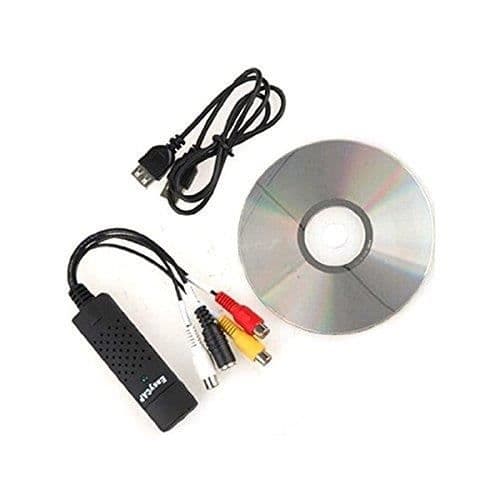 Video Audio Converter - OMMI - USB 2.0 - RCA composite - S-video - Sort