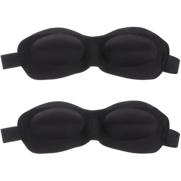 Sovmask - Yoganoi - 2-pack - 3D profilerad - Blockerar ljus - Justerbart band -