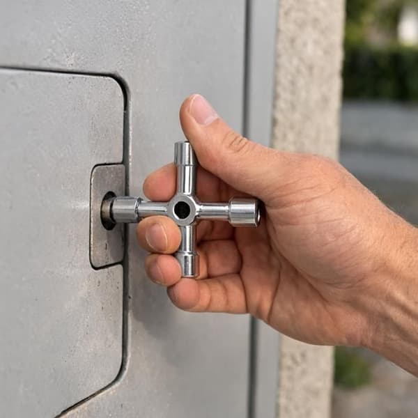 Universel multifunktionsnøgle - GEKO - 4-vejs - Robust legering - Kompakt - Ergonomisk