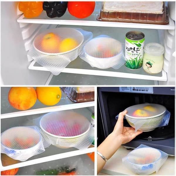 4 kpl Silikoni elintarvikekalvoja -60 ℃ -100 ℃