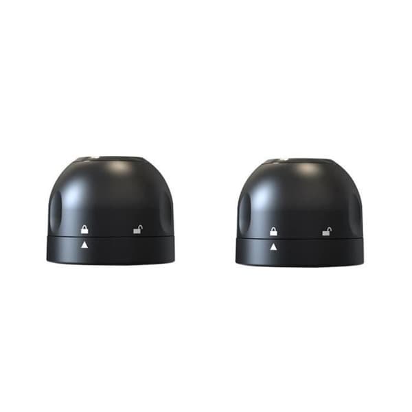 Korkskruv - 2-pack - Silikon - Miljövänlig - Svart Svart