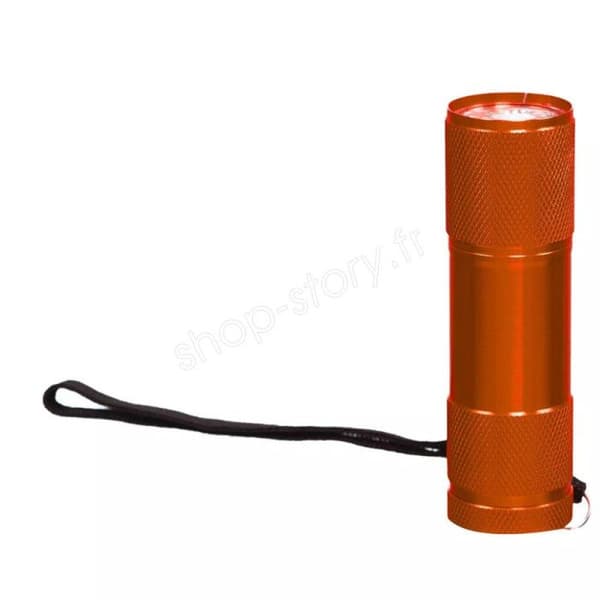 Ficklampa - Aluminium - Mini - 9 LED - Kompakt - Hållbar