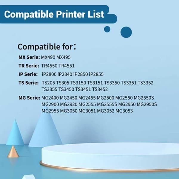 Bläckpatroner - PG-545 XL - Svart - 2-pack - Kompatibel med Canon PIXMA