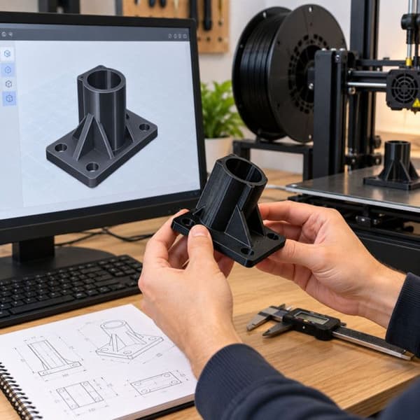Filament PLA - OQONOS - 1 kg - Sort - 1,75 mm - 190-230°C