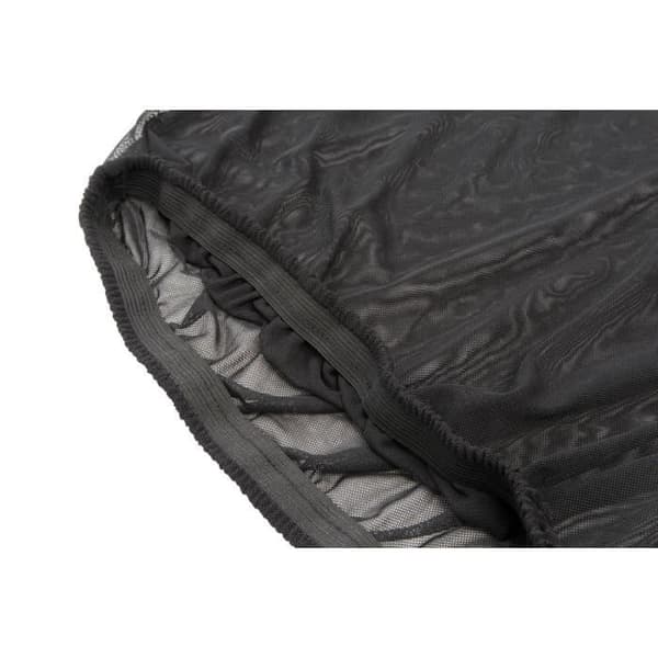 Solskærm Housse Chaussette - PERALINE - 2 dele - Sort - 50 x 92 cm Svart
