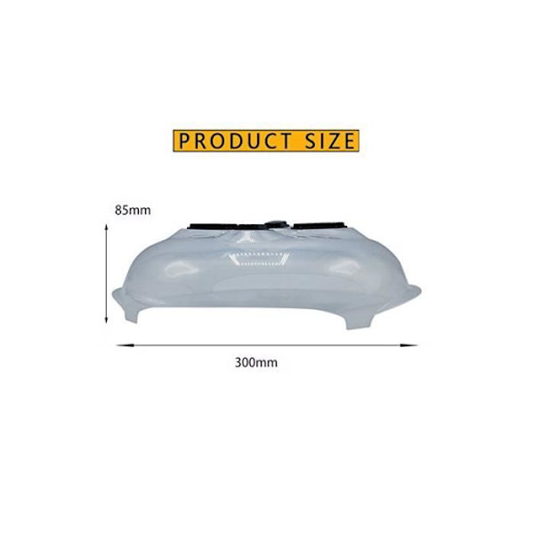 Mattskydd för matstänk - 30x8.5cm - Plast - Transparent - Stänkskydd Transparent