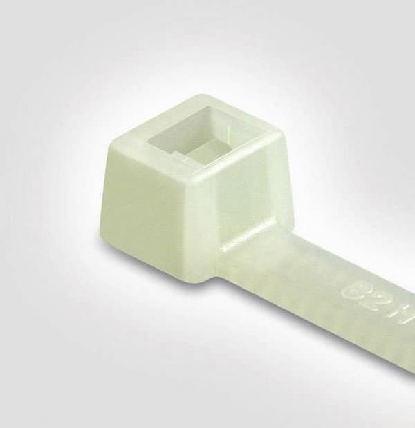 Klemring - Hellermann Tyton - T 80 L-HS - Polyamid - Hvid - Pakke med 100 Hvid