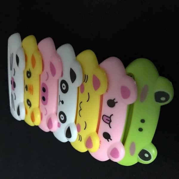 Tandpastadispenser - EASTVAPS - Sæt med 3 dele - Plastik - Rosa - 4 x 9 cm