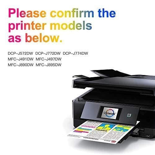 Kompatible blækpatroner - UNIWORK - LC3213 - 4 Farver - Sort, Cyan, Magenta, Gul
