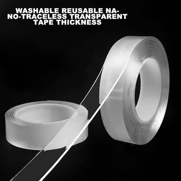 Tejp - Nano - Multifunktionell - Transparent - 2mm tjock - 30mm bred transparent
