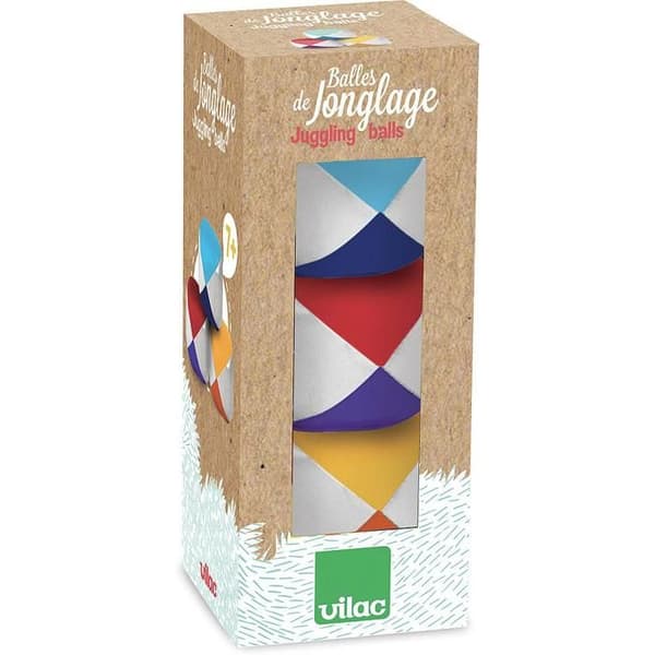 Sæt med 3 jongleringsbolde til børn VILAC - Diameter 6 cm