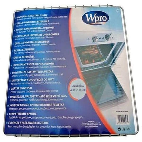 Udtrækkelig rist - WHIRLPOOL - C00090925 - Kromstål - 35 til 56 cm - Til ovne