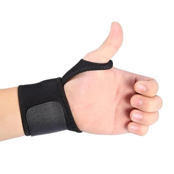 Handledsstöd - HILILAND - SBR-elastisk - Andningsbar - Multisport - Svart