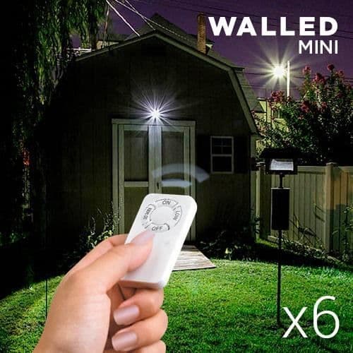Spots LED - WalLED - Mini - Fjärrkontroll - Förpackning med 6 - Vit - Inomhus