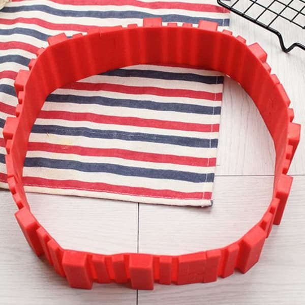 Antiadhæsive 4Pcs silikone kageform magisk bage Slanger DIY kageform bageværktøjer nn125