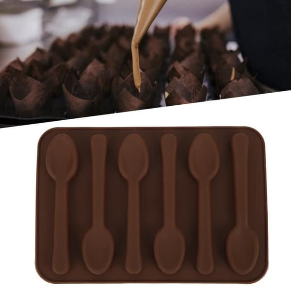 Kageform - Zerodis - Chokolade - Fødevarekvalitet Silikone - Non-stick - 14x10 cm