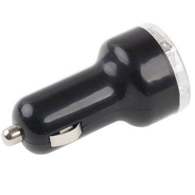 Tändaradapter - iPad - 5V 1A & 5V 2,1A - Ingång 12-24V - Diameter 21 mm