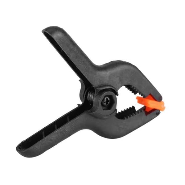 Sort plastisk klemmetang - SONEW - Type A - 9,2cm - Pakke med 10 Svart