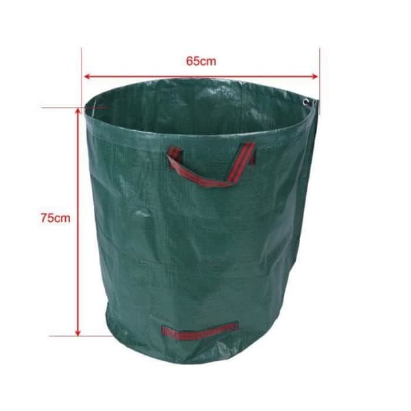 Haveaffaldsposer - YWEI - 270L - Sammenfoldelig - Holdbar - Pakke med 4 Grön
