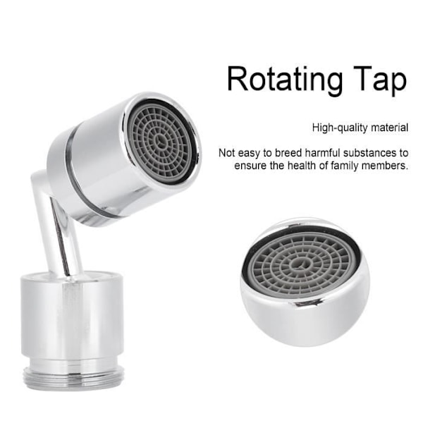 Rotationshane - EJ.LIFE - 720° - Rustfrit stål - Forkromet - Universel Pengar