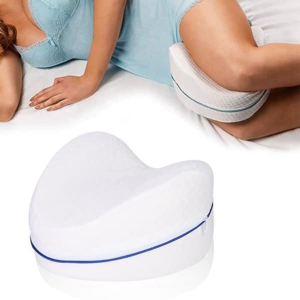 Andningsbar Memory Foam Kudde Relief Trötthet Trötthet Baksida Benstöd-CER