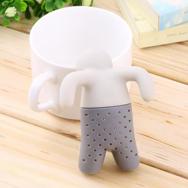 Te-sigte - Ikke giftig - Silikone - Original infuser - Praktisk - Grå Vit