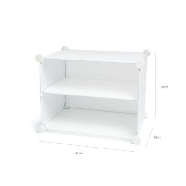Range-skor - Levoux - Modular - Vit - 20 par - Bärbar och Ventilerad Vit