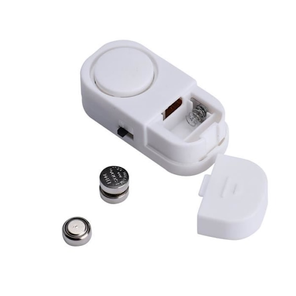 Larmsystem - Hemma - 4 st - Trådlös - Magnetisk sensor - 90 db Vit