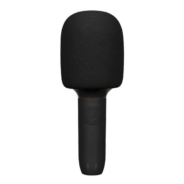 Lysende 2-i-1 mikro karaoke højttaler Svart