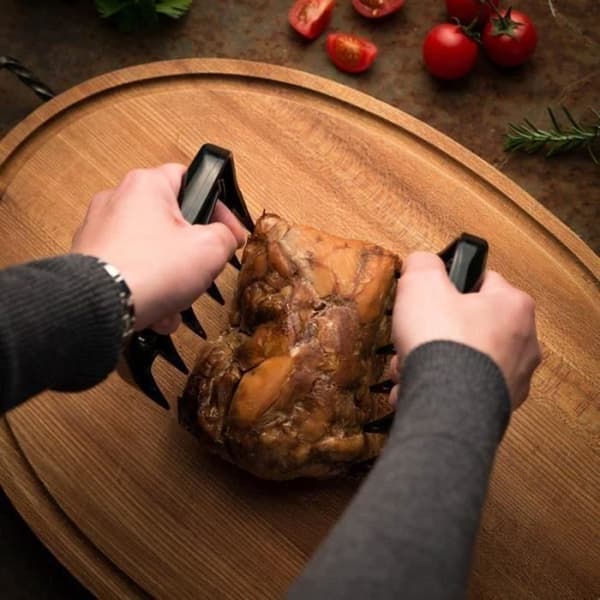 Köttklor - Köttgafflar - Björntassar för Pulled Pork, Grill, Svart 1 Par, Tål att diskas i diskmaskin
