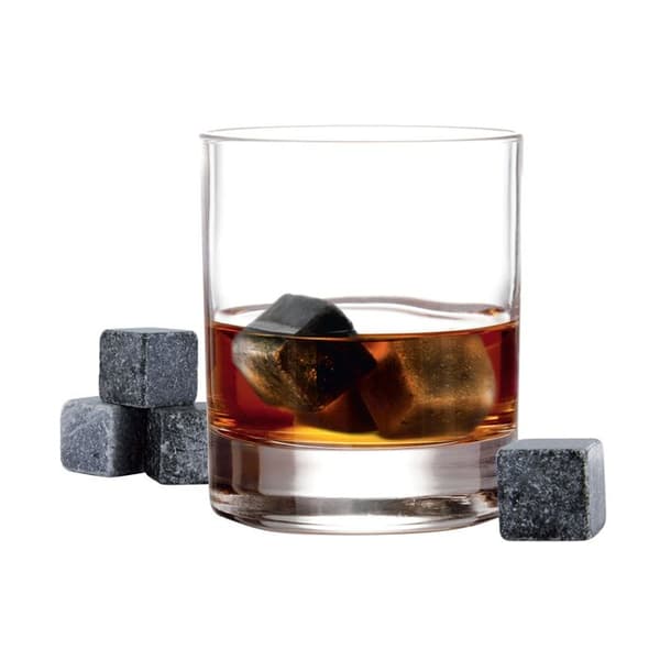 Sæt med 9 Whiskysten - COOK CONCEPT - Køler uden at fortynde - Grå og Sort