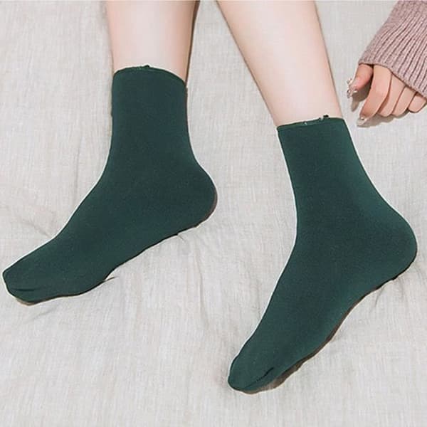 Termiske Sokker - Flanor - Grøn - Cashmere - Åndbare - Thermo-bløde Grön 36