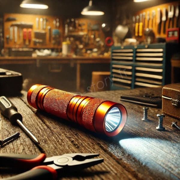 Ficklampa - Aluminium - Mini - 9 LED - Kompakt - Hållbar