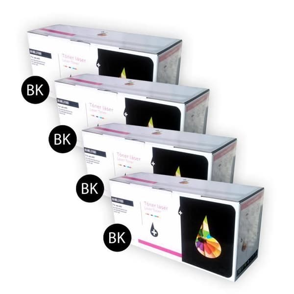 4 kpl Inkpro TN3480 BK mustekasetteja Brother MFC L6800DWT -tulostimelle