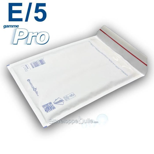 Bubbelkuvert - ENVELOPPEBULLE - 50-pack - Format E/5 - Vit - 10 lager av bubblor Vit