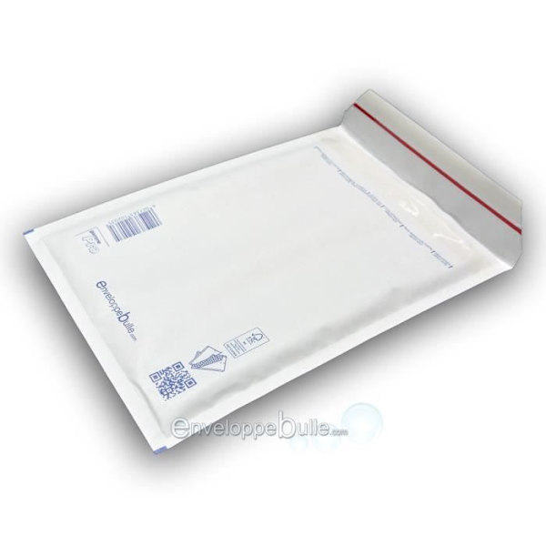Bubbelkuvert - ENVELOPPEBULLE - 10-pack - Format E/5 - Vit - Självhäftande stängning Vit