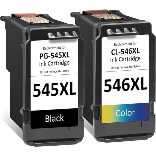 Bläckpatron - Canon 545-546 - Kompatibel - Hållbara utskrifter - 2-pack