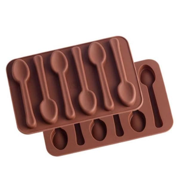Silikonform - 2st - Choklad - Godis - Gelé - Bakverktyg Kaffe