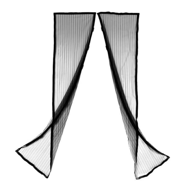 Myggdörr - Handsfree - Svart - 210x100 cm - 8 magneter - Magnetisk fästning