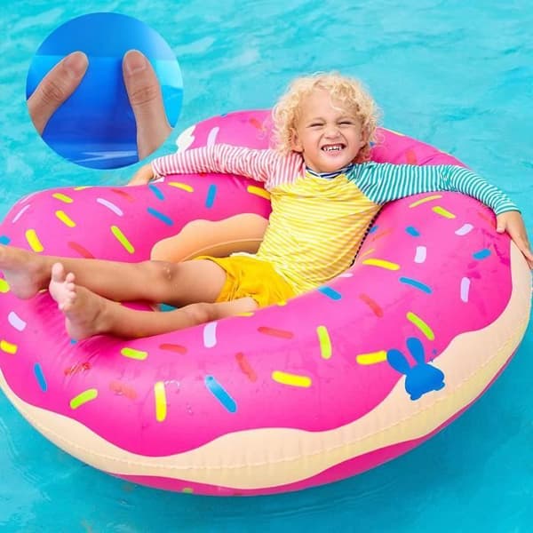 Självhäftande PVC Pool Reparationssats - 20st Blå