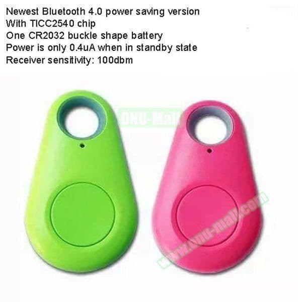 Connected keychain - iTAG - Anti-loss - Geolocation - Compatible with Android and iPhone - Green