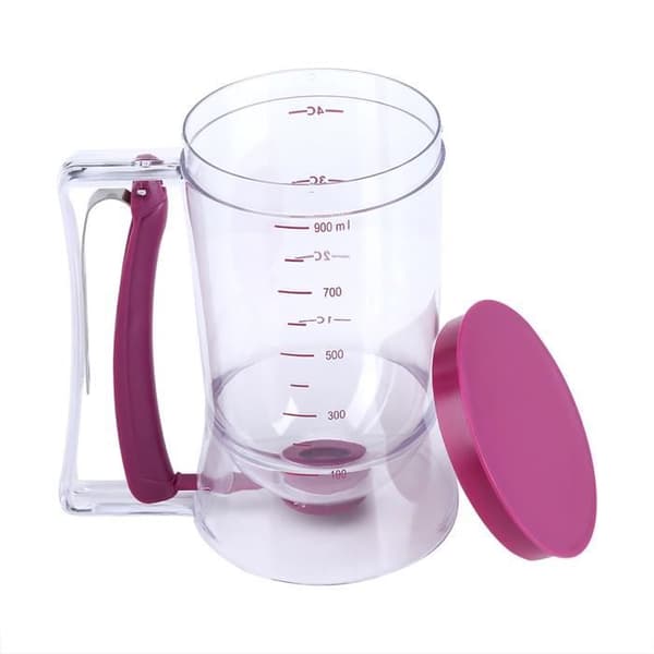 Pasta distributör - CUQUE - HB013 - 900 ml - Transparent - Lila - ABS Transparent + Lila