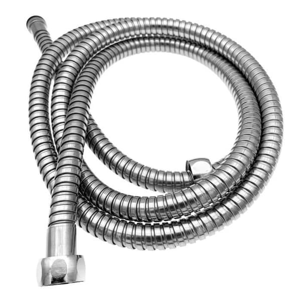 Duschslang - Rostfritt stål - 1/2" - 150 cm - Mjuk - Kromad