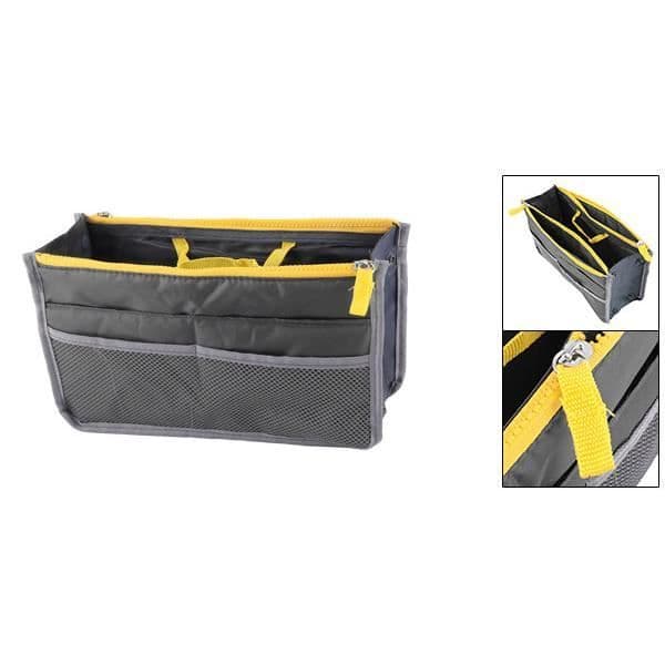 Kosmetisk organiser - CUBES - Rejsetaske - Nylon - Lynlås - Grå Grå