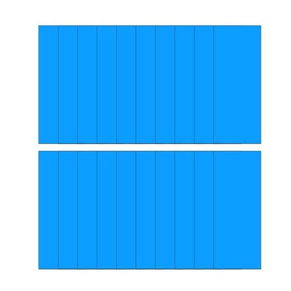 Rustine för Pool - Poolreparationspatch - 20 Stycken - Självhäftande Reparationslappar