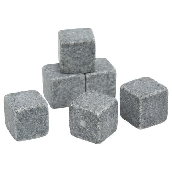 Whiskystenar - Dilwe - 2 cm - Granit - Ideal för whisky, gin, vin - Present till man