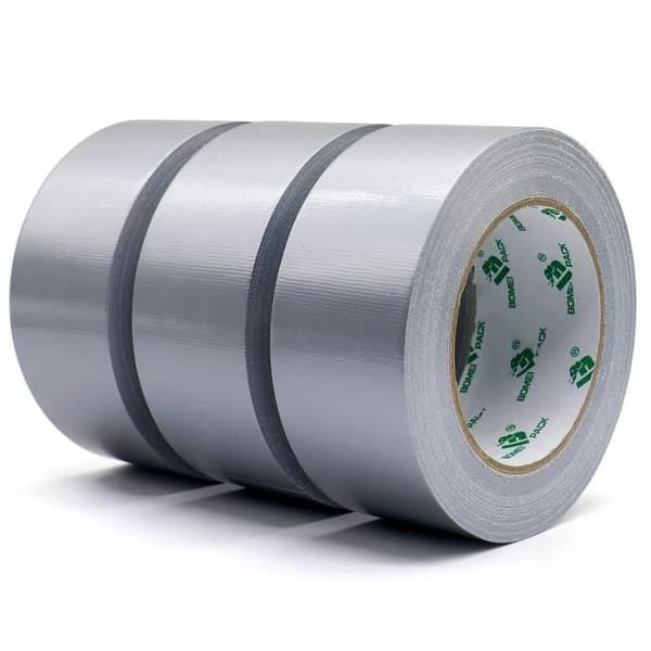 Tejp - SSS - BOMEI PACK Unil - Grå Tyg - 50 mm x 50 m - Heavy Duty Grå