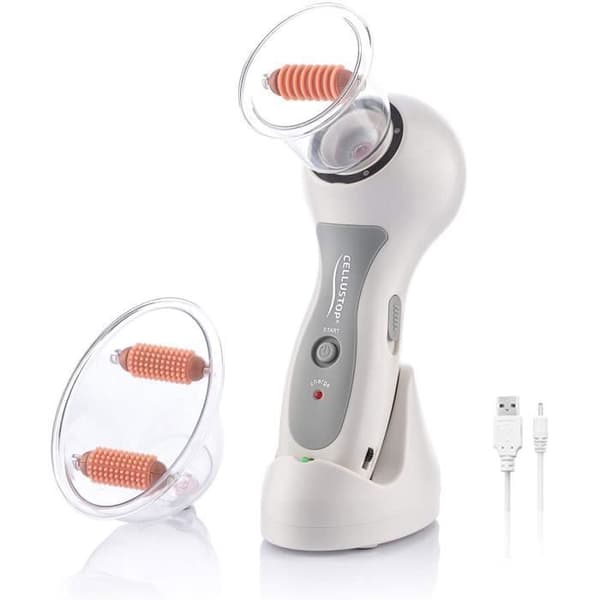 Anti-cellulite vakuumterapi apparat - CELLUSTOP - USB - Hvid - Voksen - Kvinde Vit