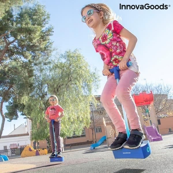 FUNP INNOVAGOODS GUMMI-HOPPINGSSTIK blå