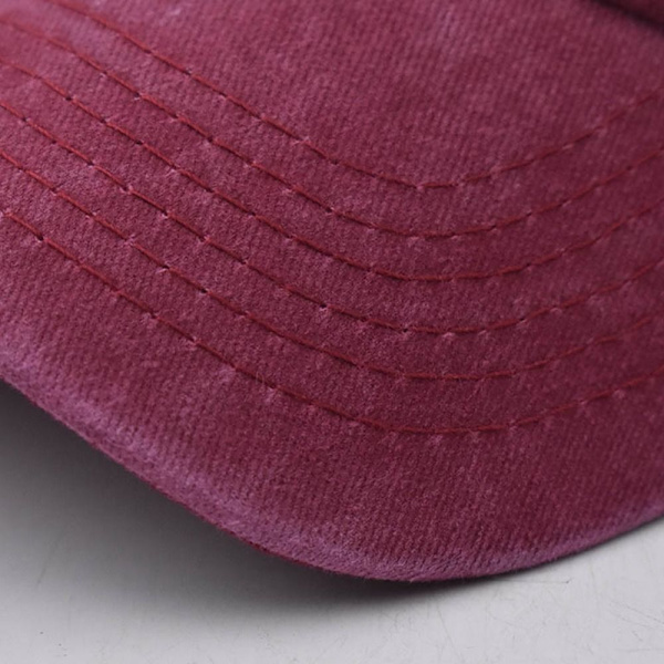 Justerbar retro basebollkeps för utomhussporter, sliten keps, solhatt, kokosnötsbroderi Wine website No,